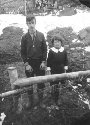 448: Rudy and Sandra Kerrivan. (circa 1966) [courtesy of Sadie (Norman) Kerrivan]  - children of Leo Kerrivan &amp;amp; Sarah Norman